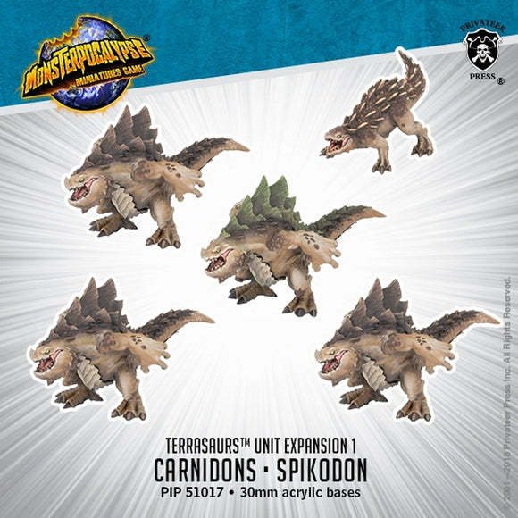 Carnidon & Spikodon – Terrasaur Units Protectors Privateer Press 