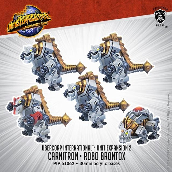 Carnitrons and Robo Brontox – Uber Corps International Unit Destroyers Privateer Press 