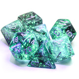 Chessex Borealis Polyhedral Light Smoke/silver Luminary 7-Die Set Borealis Chessex 