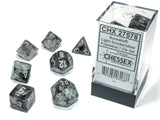 Chessex Borealis Polyhedral Light Smoke/silver Luminary 7-Die Set Borealis Chessex 