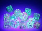 Chessex Nebula 12mm d6 Wisteria/white Dice Block (36 dice) Nebula Chessex 