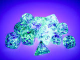 Chessex Nebula Polyhedral Oceanic/gold 7-Die Set Nebula Chessex 