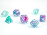 Chessex Nebula Polyhedral Wisteria/white 7-Die Set Nebula Chessex 