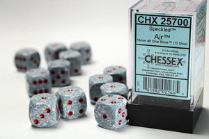 Chessex Speckled 16mm d6 Air Dice Block (12 dice) 16mm Dice Chessex