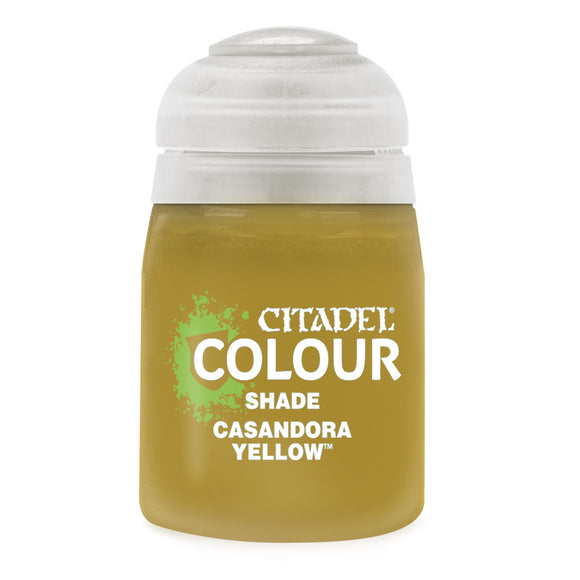 Citadel Shade: Casandora Yellow (18ml) Paint - Shade Games Workshop 