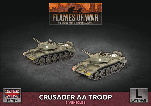 Crusader Armoured AA Troop Flames Of War Battlefront 