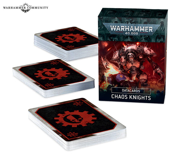 Datacards: Chaos Knights Chaos Knights Games Workshop 