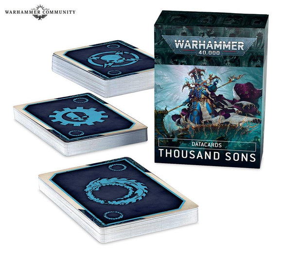 Datacards: Thousand Sons Thousand Sons Games Workshop 