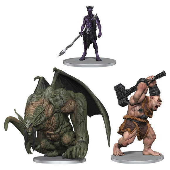 D&D Demon Lords: Graz'zt, Fraz Urb'luu and Kostchtchie D&D RPG Miniatures WizKids 