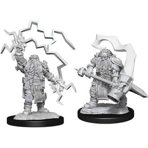 D&D Dwarf Cleric Male D&D RPG Miniatures WizKids 