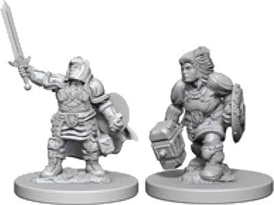 D&D Dwarf Female Paladin D&D RPG Miniatures WizKids 