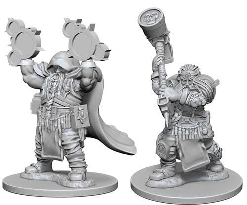 D&D Dwarf Male Cleric D&D RPG Miniatures WizKids 