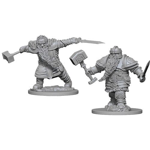 D&D Dwarf Male Fighter D&D RPG Miniatures WizKids 