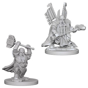 D&D Dwarf Male Paladin D&D RPG Miniatures WizKids 