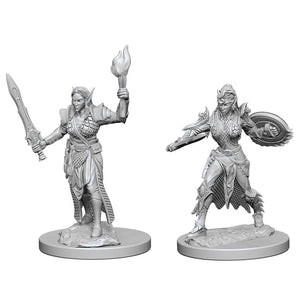 D&D Elf Female Fighter D&D RPG Miniatures WizKids 