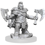 D&D Frameworks: Dwarf Barbarian Female D&D RPG Miniatures Wizkids 