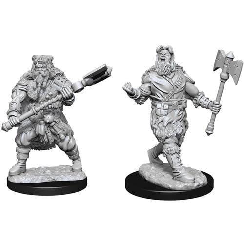 D&D Human Barbarian Male D&D RPG Miniatures WizKids 