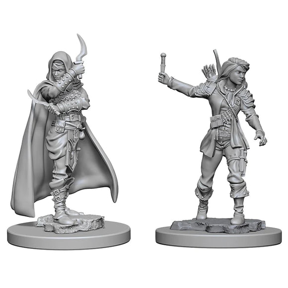 D&D Human Female Rouge D&D RPG Miniatures WizKids 