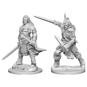 D&D Human Male Fighter D&D RPG Miniatures WizKids 