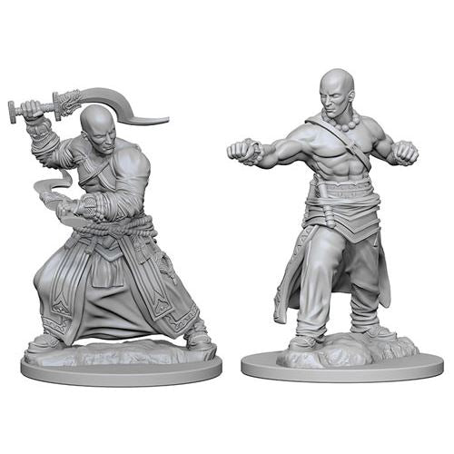 D&D Human Male Monk D&D RPG Miniatures WizKids 