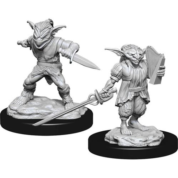 D&D Male Goblin Rogue & Female Goblin Bard D&D RPG Miniatures WizKids 