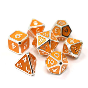 Die Hard Dice 7 Piece RPG Set - Mythica Platinum Citrine 7 Piece RPG Dice Set Die Hard Dice