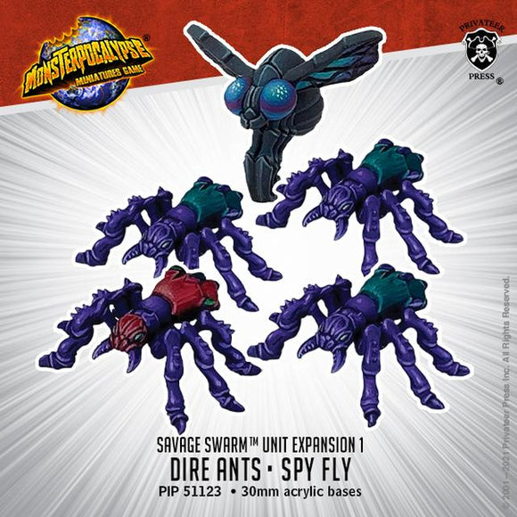 Dire Ants and Spy Fly – Savage Swarm Unit Destroyers Privateer Press 