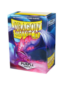 DS100 Matte Clear Purple Dragonshield 100 Dragonshield 