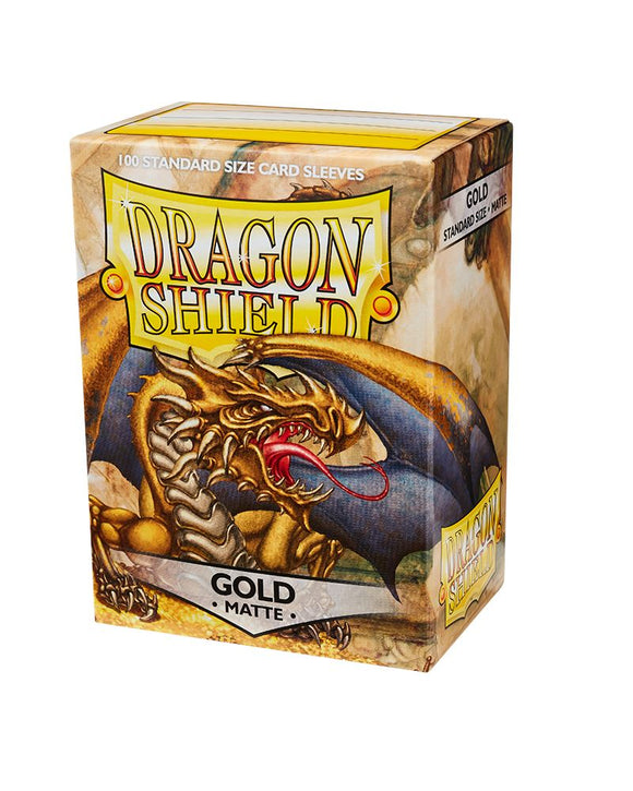 DS100 Matte Gold Dragonshield 100 Dragonshield