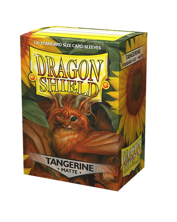 DS100 Matte Tangerine Dragonshield 100 Dragonshield