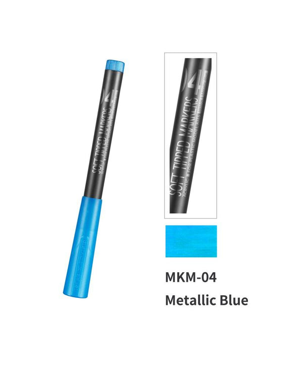 Dspiae MKM-04 Soft Tipped Markers Metallic Blue Markers Dspiae 