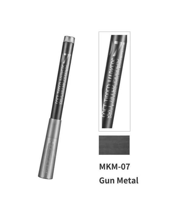 Dspiae MKM-07 Soft Tipped Markers Gun Metal Markers Dspiae 