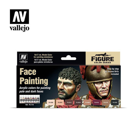 Face Painting Set Paint Sets Vallejo 