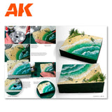 F.A.Q. Dioramas 1.2 Extension: Water Ice And Snow Hobby Guide Book AK Interactive 