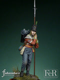 FeR Miniatures: 28th Regiment of Foot Sergeant, Quatre Brass, 1815 Figure FeR Miniatures 