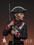 FeR Miniatures: Continental Infantryman, 1st Maryland, 1781 Bust FeR Miniatures 