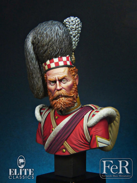 FeR Miniatures: Sergeant, 93rd Sutherland Highlanders, Balaclava, 1854 Bust FeR Miniatures 