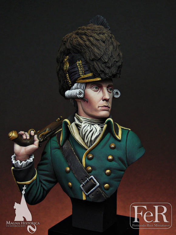 FeR Miniatures: Tarleton's Legion Officer, Charleston, 1780 Bust FeR Miniatures 