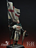 FeR Miniatures - Templar Standard Bearer Acre, 1191 Ferminiatures FeR Miniatures 