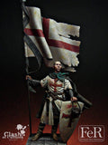 FeR Miniatures - Templar Standard Bearer Acre, 1191 Ferminiatures FeR Miniatures 