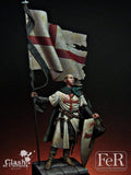 FeR Miniatures - Templar Standard Bearer Acre, 1191 Ferminiatures FeR Miniatures 