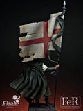 FeR Miniatures - Templar Standard Bearer Acre, 1191 Ferminiatures FeR Miniatures 