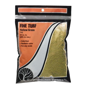 Fine Turf Yellow Grass Bag Basing Woodland Scenics 