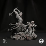 Frank Frazetta: Eowyn vs the Nazgul Lord 75mm Signature Series Mindwork Studio 