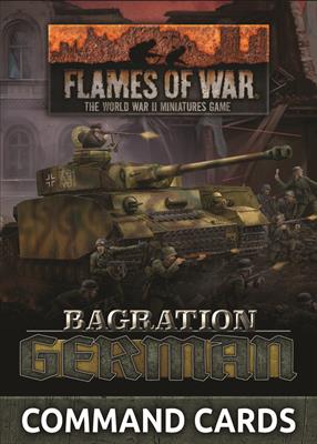 FW267C Bagration: German Command Cards (55x Cards) Flames of War Battlefront 