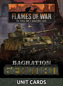 FW267U Bagration: German Unit Cards (70x Cards) Flames of War Battlefront 