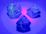 Gemini Polyhedral Blue-Blue/light blue Luminary 7-Die Set 7-Die Set Chessex 