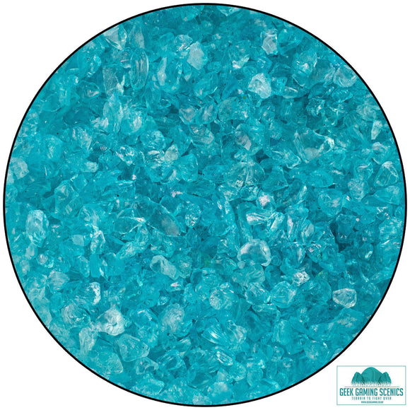 GGS Glass Nuggets 2-4 mm turquoise (230ml) Glass Nuggets Geek Game Scenics 