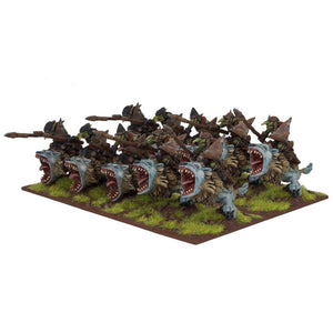 Goblin Flebag Riders Kings of War Mantic Games  (5026523185289)