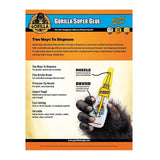 Gorilla - Super Glue 10g Brush & Nozzle Glue Gorilla Glue 